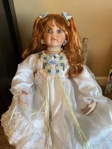 Angelique Porcelin Doll with Cloth Body by Donna Rupert